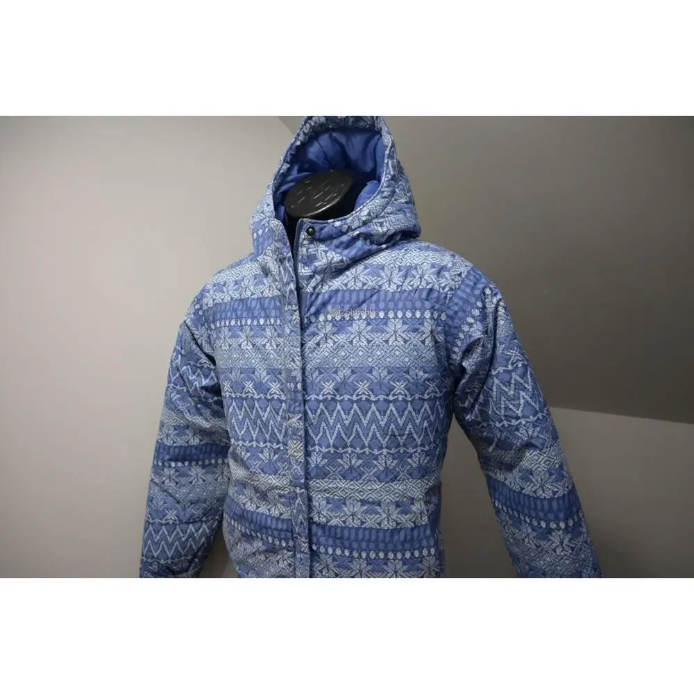 Columbia Insulated Puffer Jacket Full Zip Hooded Winter‎ Ski Snow Girls Sz XL